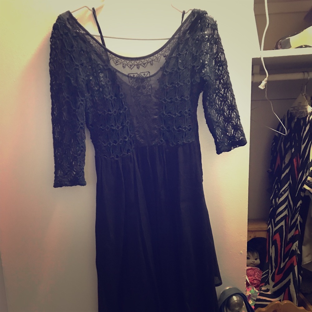 Free People black dress